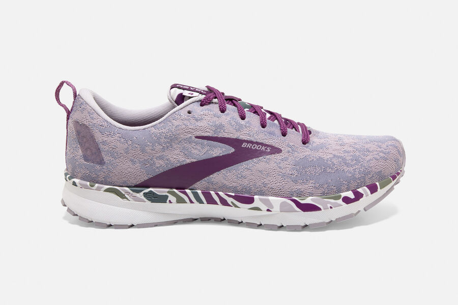 Revel 4 Road Brooks Running Shoes NZ Womens - Purple/White - XURYAE-537